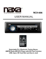 Naxa NCA-606 User Manual preview