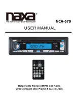 Naxa NCA-670 User Manual предпросмотр