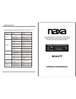 Naxa NCA-677 Operation Manual предпросмотр