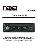 Preview for 1 page of Naxa NCA-678 User Manual