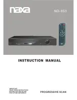 Naxa ND-853 Instruction Manual предпросмотр