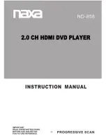 Naxa ND-858 Instruction Manual preview