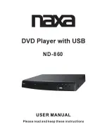 Предварительный просмотр 1 страницы Naxa ND-860 User Manual