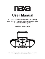 Preview for 1 page of Naxa NDL-400 User Manual