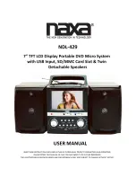 Naxa NDL-4209 User Manual preview