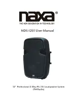 Preview for 1 page of Naxa NDS-1201 User Manual