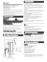 Naxa NE-941 Operation Manual preview