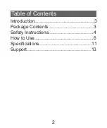 Preview for 2 page of Naxa NE-977 Instruction Manual