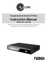 Naxa NGT-20 Instruction Manual preview