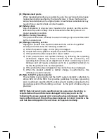 Предварительный просмотр 6 страницы Naxa NHS-2012A Manual