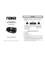 Preview for 1 page of Naxa NI-3109 Instruction Manual