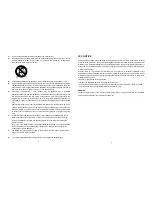 Preview for 2 page of Naxa NI-3109 Instruction Manual