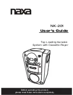 Naxa NK-201 User Manual предпросмотр