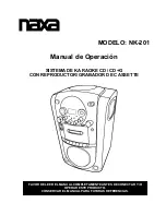 Предварительный просмотр 19 страницы Naxa NK-201 User Manual