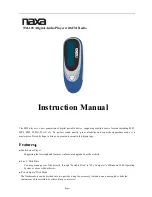 Naxa NM-105 Instruction Manual предпросмотр