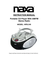 Naxa NPB-245 Instruction Manual preview