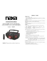 Naxa NPB-259 Instruction Manual preview