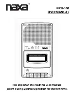 Naxa NPB-300 User Manual preview