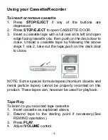 Preview for 4 page of Naxa NPB-300 User Manual