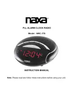 Naxa NRC-170 Instruction Manual preview