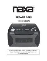 Naxa NRC-175 User Manual preview