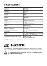 Предварительный просмотр 6 страницы Naxa NT-2800 User Manual