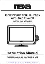 Naxa NTD-1952 Instruction Manual preview