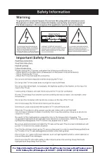 Предварительный просмотр 3 страницы Naxa NTD-1952 Instruction Manual