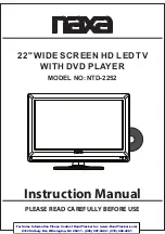 Naxa NTD-2252 Instruction Manual preview