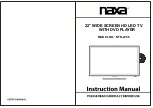 Preview for 1 page of Naxa NTD-2256 Instruction Manual