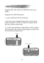 Предварительный просмотр 22 страницы Naxa NVP-2001C User Manual