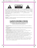 Preview for 2 page of Naxa NX-3103 Instruction Manual