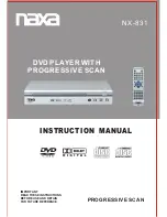 Preview for 1 page of Naxa NX-831 Instruction Manual