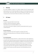 Preview for 2 page of NBB TM2400A User Manual