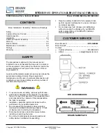 Предварительный просмотр 7 страницы NBE Brawn mixer BTO Series Operation And Maintenance Manual