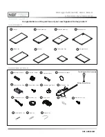 NBF Signature Series Storage Cabinet W/ Glass Doors Assembly Instructions предпросмотр