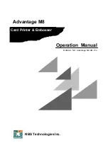 Предварительный просмотр 1 страницы NBS Technologies Advantage M8 Operation Manual