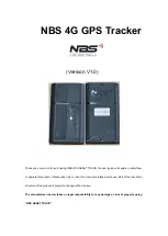 Preview for 1 page of nbs GPS ASSET TRACK Quick Start Manual