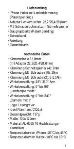 Preview for 5 page of NC-17 iPhone Bike Mount Manual