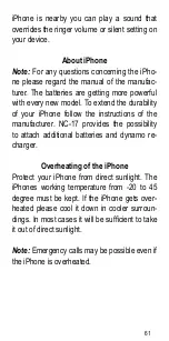 Preview for 63 page of NC-17 iPhone Bike Mount Manual