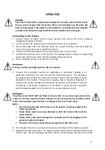 Preview for 17 page of NC ENGINEERING MKII 600 Series Operating, Maintenance And Safety Instructions