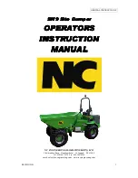 NC SW9 Operator'S Instruction Manual preview