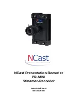 Preview for 1 page of NCast PR-MINI Reference Manual