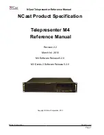 NCast Telepresenter M4 Reference Manual предпросмотр