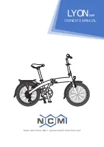 Предварительный просмотр 1 страницы NCM LYON Owner'S Manual