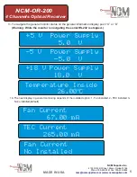 Preview for 6 page of NCM NCM-OR-200 Installation Manual