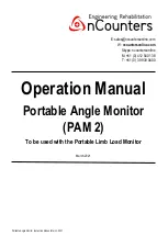 nCounters Portable Angle Monitor Operation Manual предпросмотр