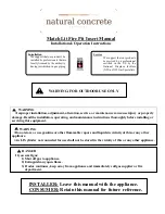 Preview for 1 page of NCP Match Lit Installation & Operation Instructions