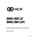 NCR 2900/260 LF User Manual preview