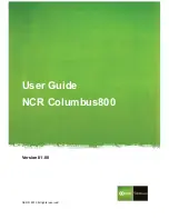 NCR Columbus 800 User Manual preview